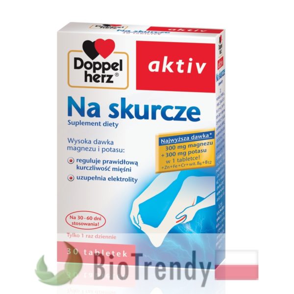 BioTrendy - Doppelherz aktiv Na skurcze PL - tabletki na skurcze miesni – tabletki na regeneracje miesni
