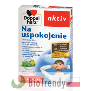 BioTrendy - Doppelherz aktiv Na uspokojenie PL - tabletki na uspokojenie – tabletki na stress