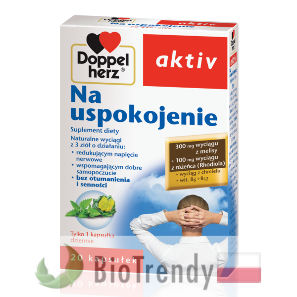 BioTrendy - Doppelherz aktiv Na uspokojenie PL - tabletki na uspokojenie – tabletki na stress