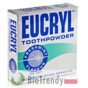 BioTrendy - Eucryl Toothpowder Freshmint PL - wybielanie zebow - snieznobialy usmiech