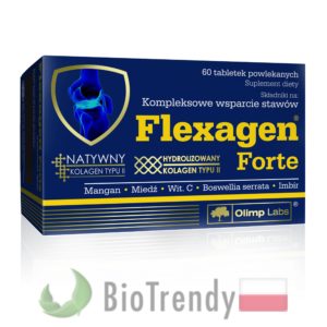 BioTrendy - Flexagen Forte PL - tabletki na stawy - regeneracja chrzastki stawowej