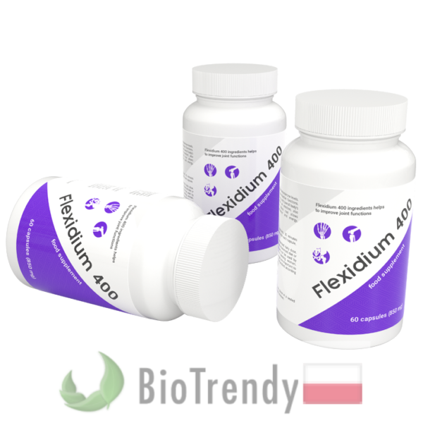 BioTrendy - Flexidium 400 PL - tabletki na stawy - regeneracja chrzastki stawowej