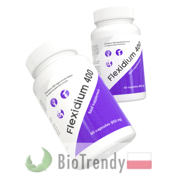 BioTrendy - Flexidium 400 PL - tabletki na stawy - regeneracja chrzastki stawowej