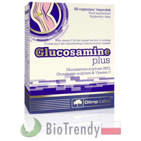 BioTrendy - Glucosamine plus PL - tabletki na stawy - regeneracja chrzastki stawowej