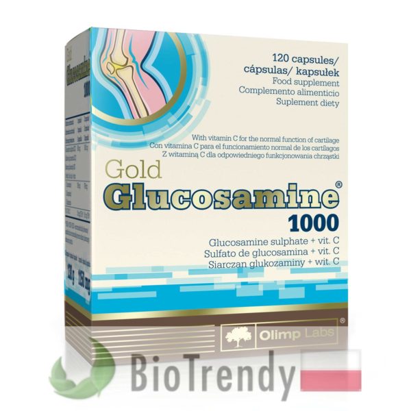 BioTrendy - Gold Glucosamine 1000 PL - tabletki na stawy - regeneracja chrzastki stawowej