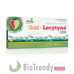 BioTrendy - Gold Lecytyna 1200 PL - tabletki na koncentracje – tabletki na pamiec