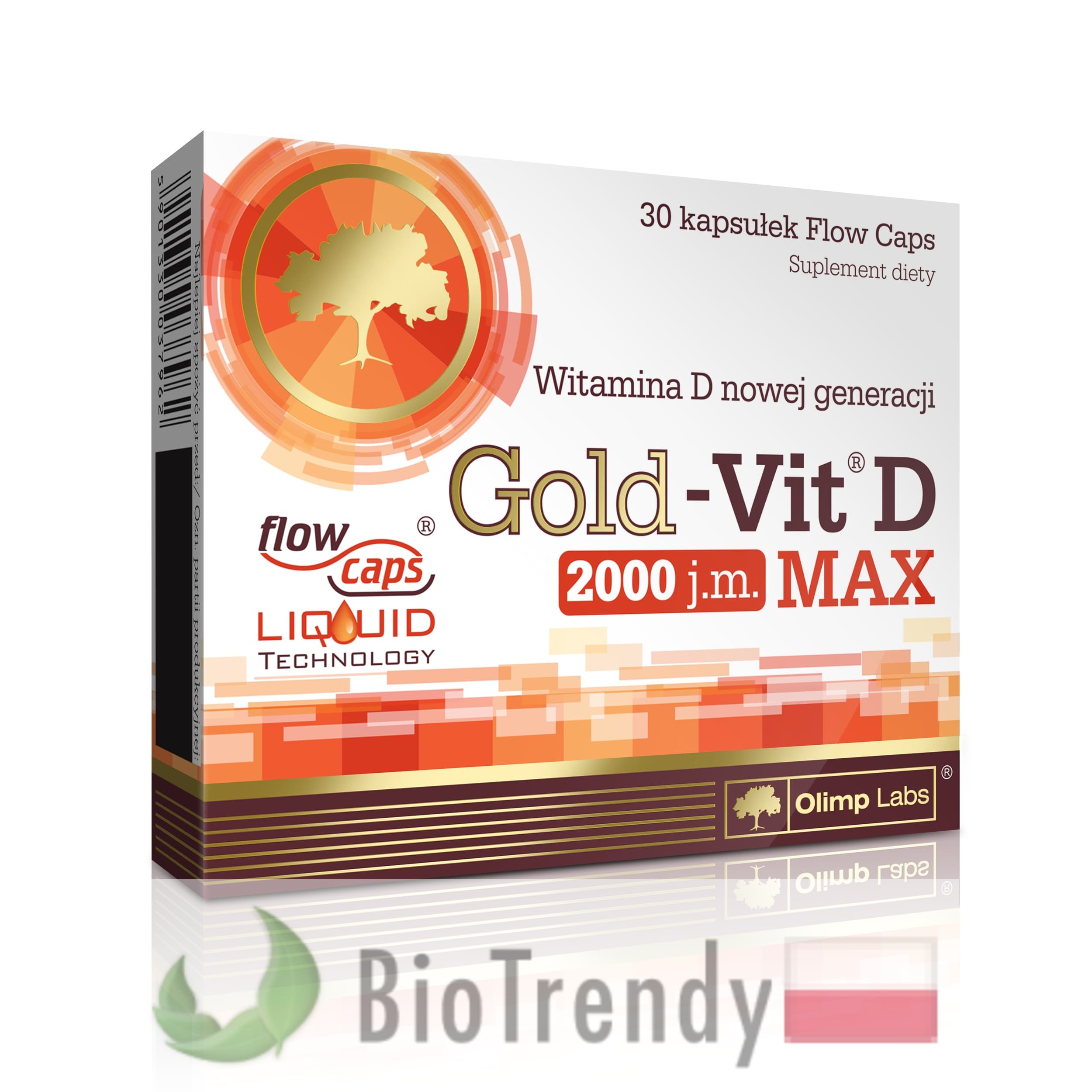 BioTrendy - Gold-Vit D MAX PL - tabletki z witaminami – tabletki z mineralami BioTrendy - Gold-Vit D MAX PL - tabletki z witaminami – tabletki z mineralami