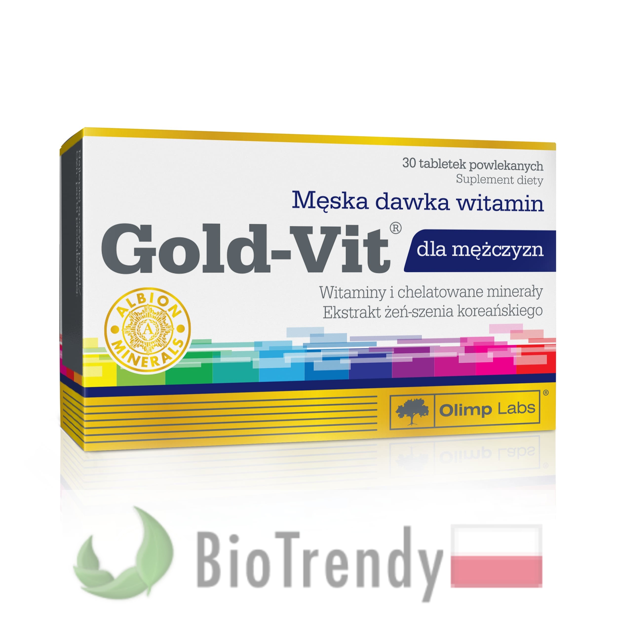 BioTrendy - Gold-Vit dla mężczyzn PL - tabletki z witaminami – tabletki z mineralami BioTrendy - Gold-Vit dla mężczyzn PL - tabletki z witaminami – tabletki z mineralami