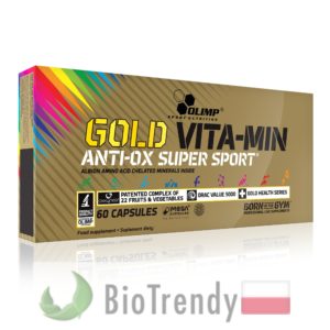 BioTrendy - Gold Vita-Min anti-OX Super Sport PL - tabletki z witaminami - witaminy dla sportowcow