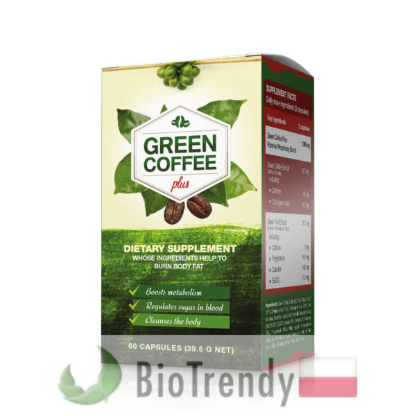 BioTrendy - Green Coffee Plus PL - tabletki na odchudzanie - tabletki odchudzajace