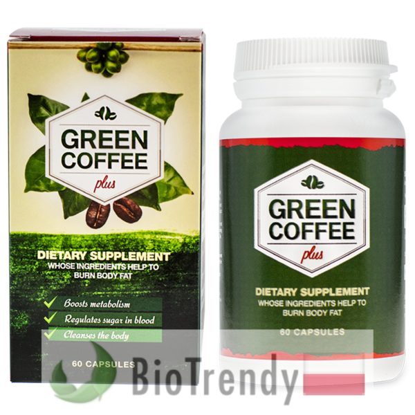 BioTrendy - Green Coffee Plus PL - tabletki na odchudzanie - tabletki odchudzajace