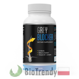 BioTrendy - Grey Blocker PL - tabletki na wlosy – wypadanie wlosow - mocne wlosy