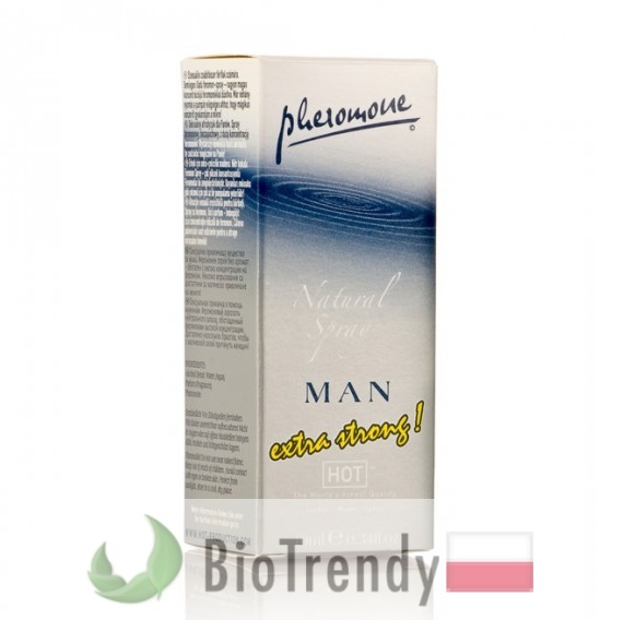 BioTrendy - Hot Pheromon Natural Spray Extra Strong Man PL - feromony dla mezczyzn – meskie feromony BioTrendy - Hot Pheromon Natural Spray Extra Strong Man PL - feromony dla mezczyzn – meskie feromony