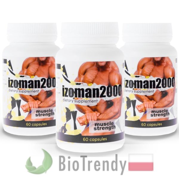 BioTrendy - Izoman 2000 PL - tabletki na przyrost masy miesniowej – tabletki na mase miesniowa