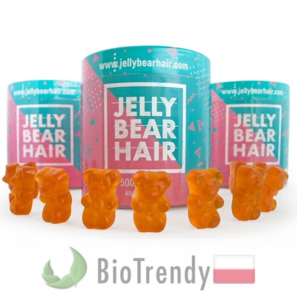 BioTrendy - Jelly Bear Hair PL - tabletki na wlosy – wypadanie wlosow - mocne wlosy