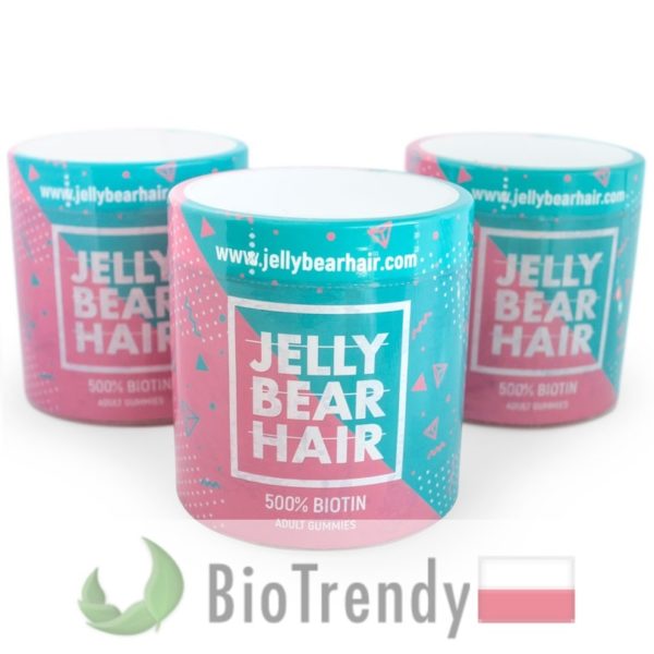 BioTrendy - Jelly Bear Hair PL - tabletki na wlosy – wypadanie wlosow - mocne wlosy