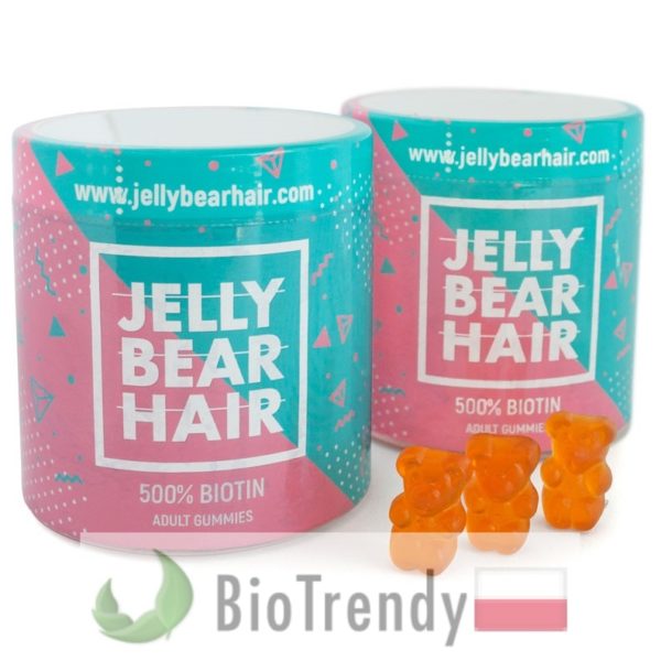 BioTrendy - Jelly Bear Hair PL - tabletki na wlosy – wypadanie wlosow - mocne wlosy