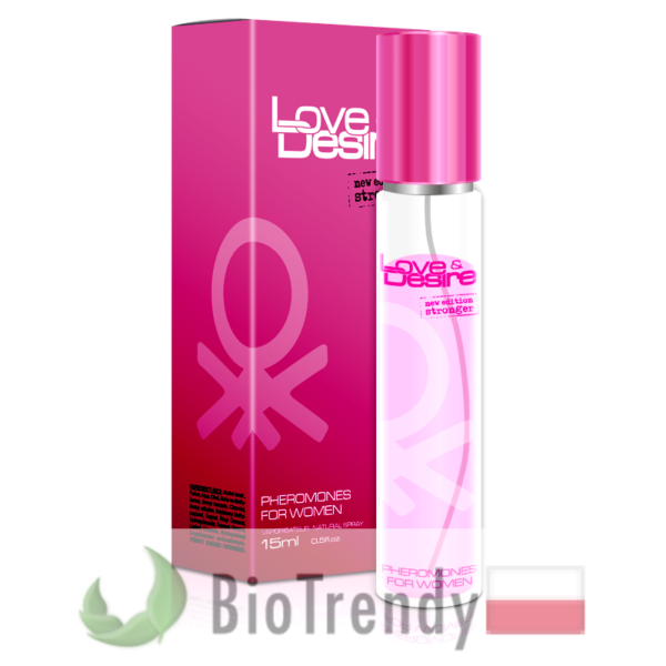 BioTrendy - Love & Desire PL - feromony dla kobiet – damskie feromony