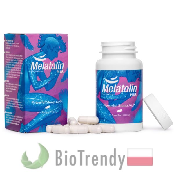 BioTrendy - Melatolin Plus PL - tabletki na uspokojenie – tabletki na stress