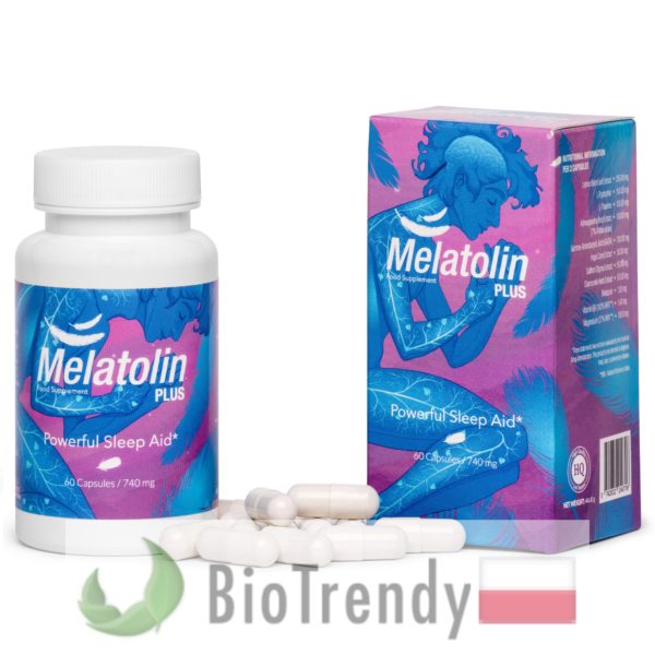 BioTrendy - Melatolin Plus PL - tabletki na uspokojenie – tabletki na stress