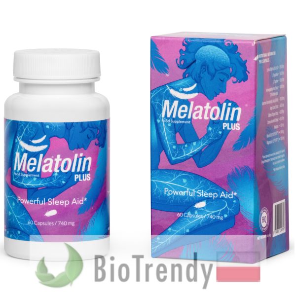 BioTrendy - Melatolin Plus PL - tabletki na uspokojenie – tabletki na stress