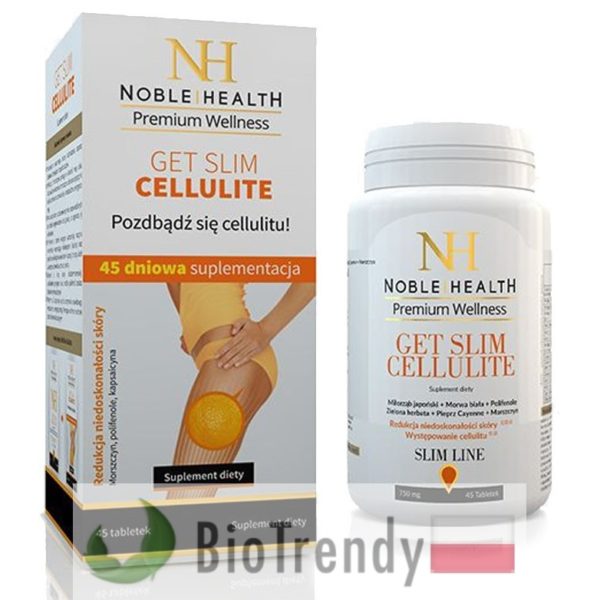 BioTrendy - Noble Health Get Slim Cellulite PL - tabletki na cellulit - cellulit jak sie pozbyc