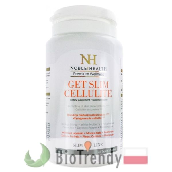 BioTrendy - Noble Health Get Slim Cellulite PL - tabletki na cellulit - cellulit jak sie pozbyc
