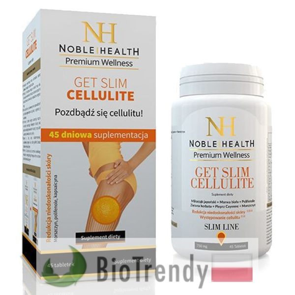 BioTrendy - Noble Health Get Slim Cellulite PL - tabletki na cellulit - cellulit jak sie pozbyc