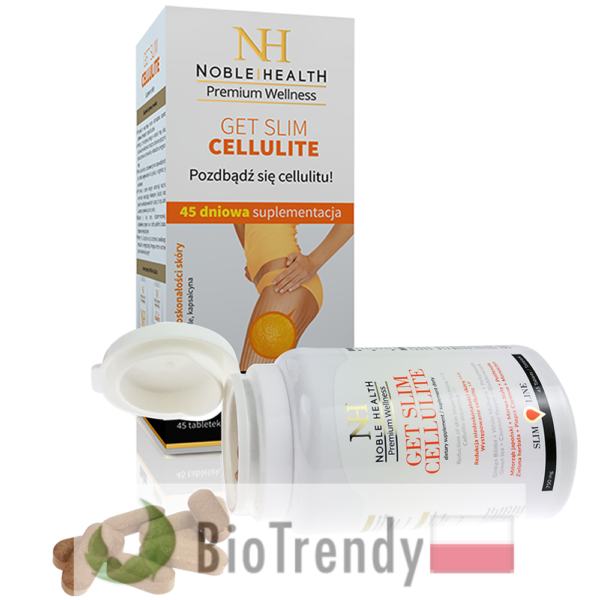 BioTrendy - Noble Health Get Slim Cellulite PL - tabletki na cellulit - cellulit jak sie pozbyc