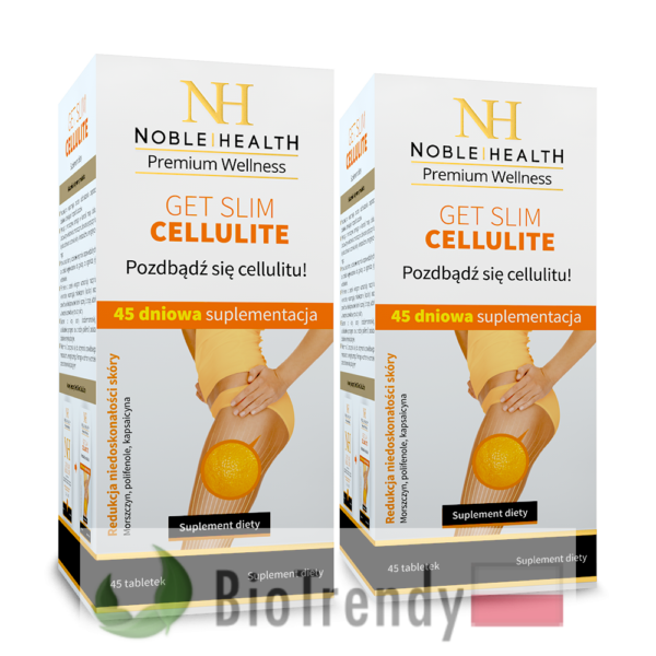 BioTrendy - Noble Health Get Slim Cellulite PL - tabletki na cellulit - cellulit jak sie pozbyc