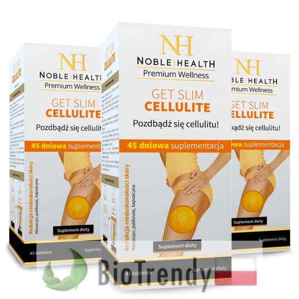 BioTrendy - Noble Health Get Slim Cellulite PL - tabletki na cellulit - cellulit jak sie pozbyc