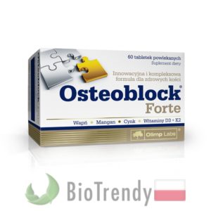 BioTrendy - Osteoblock Forte PL - tabletki wzmacniajace kosci - tabletki wzmacniajace uklad kostny