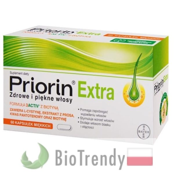 BioTrendy - Priorin Extra PL - tabletki na wlosy – wypadanie wlosow - mocne wlosy