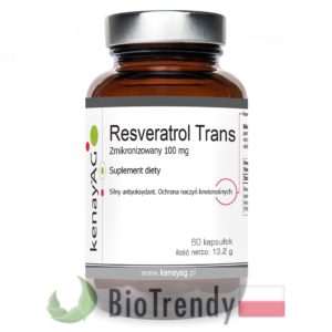 BioTrendy - Resveratrol Trans PL - tabletki na zmarszczki – tabletki na stres oksydacyjny