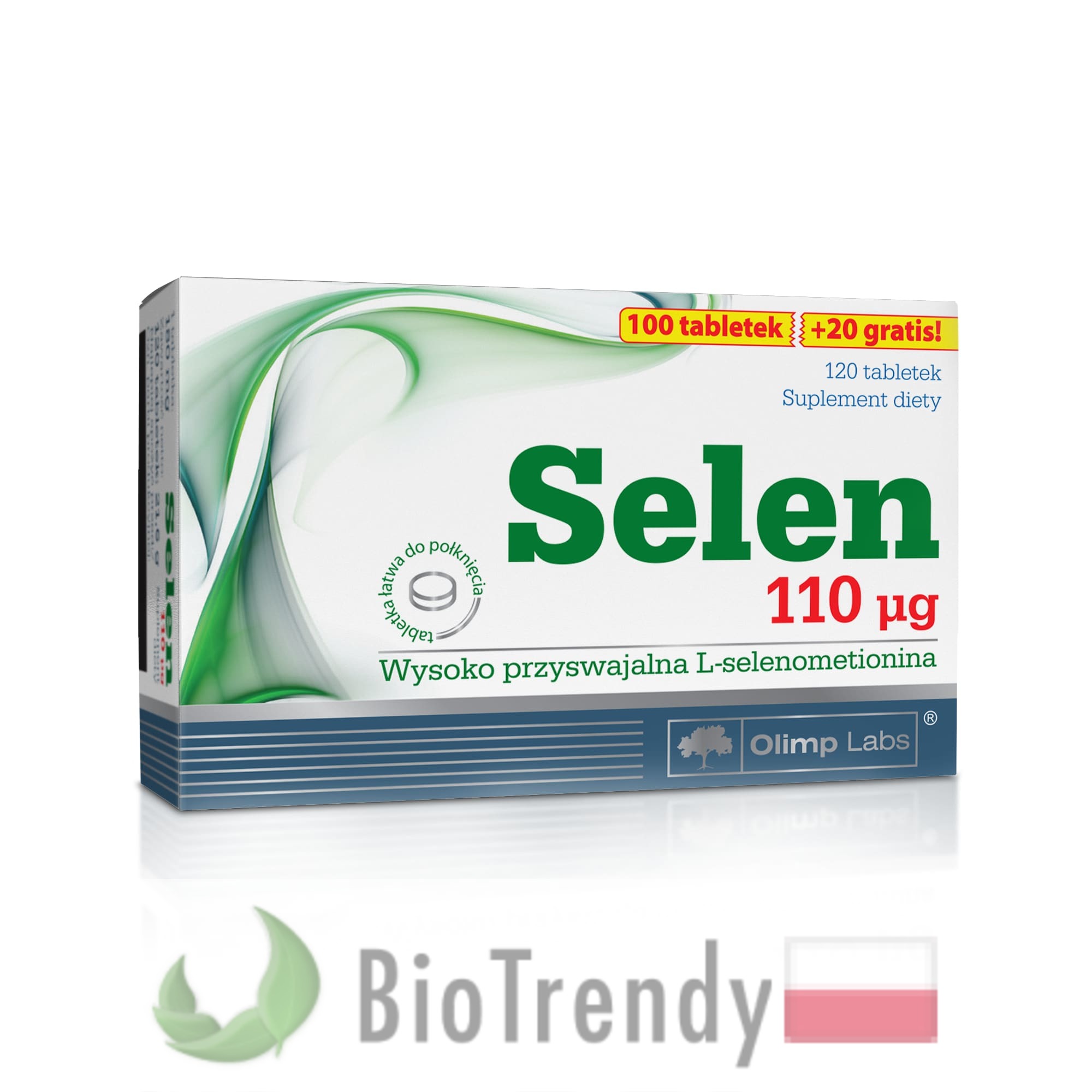 BioTrendy - Selen 110 µg PL - tabletki z witaminami – tabletki z mineralami BioTrendy - Selen 110 µg PL - tabletki z witaminami – tabletki z mineralami