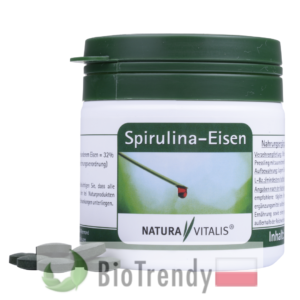 BioTrendy - Spirulina + Żelazo PL - tabletki na serce – tabletki na uklad krazenia