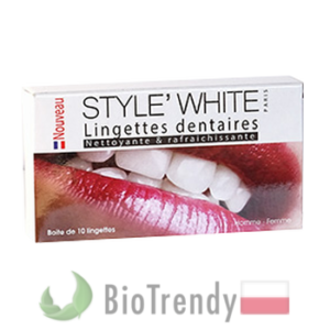 BioTrendy - Style White Wipes PL - wybielanie zebow - snieznobialy usmiech