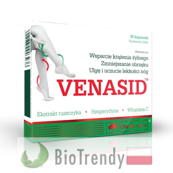 BioTrendy - Venasid PL - tabletki na zylaki - pajaczki na nogach