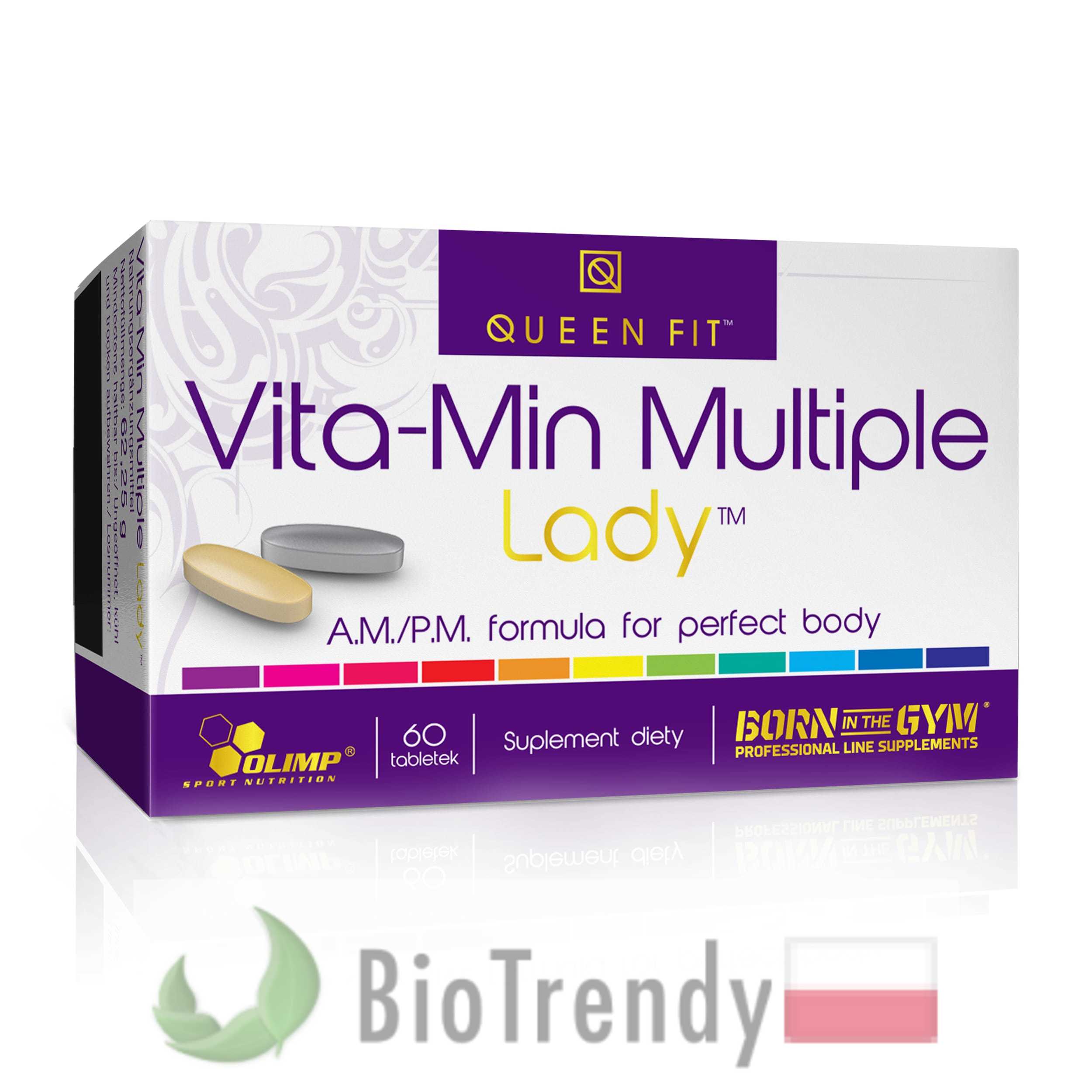 BioTrendy - Vita-Min Multiple Lady PL - tabletki z witaminami – tabletki z mineralami BioTrendy - Vita-Min Multiple Lady PL - tabletki z witaminami – tabletki z mineralami