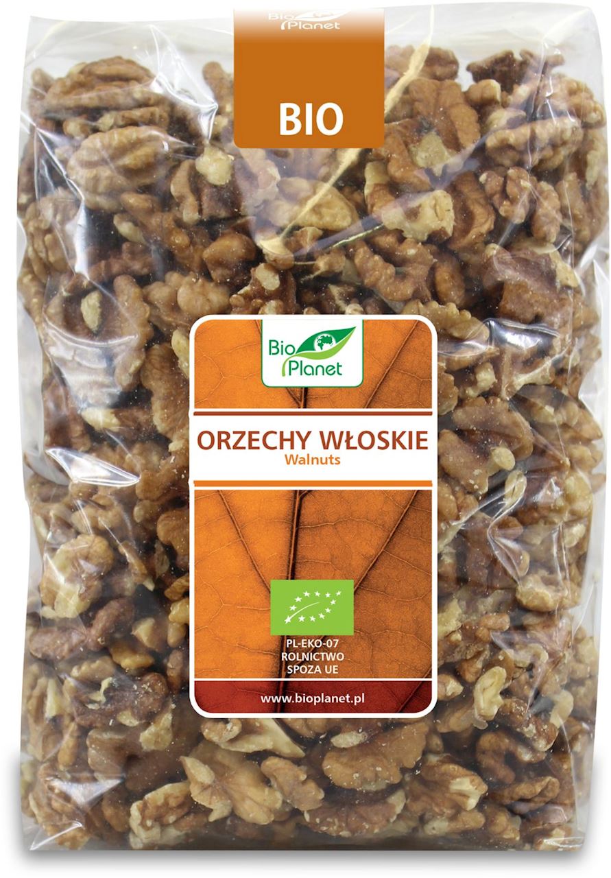 Orzechy włoskie z ekologicznych upraw